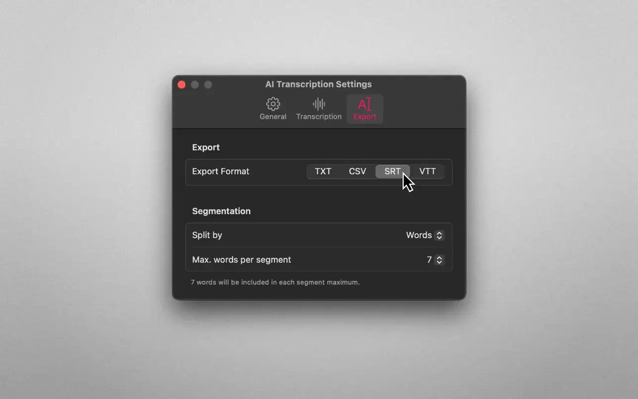 AI Transcription screenshot 4